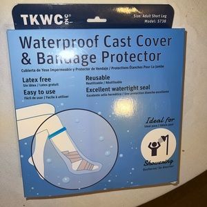 Waterproof cast leg cover bandage protector for shower!